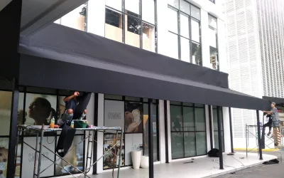 Awning Gulung untuk Cafe dan Restoran
