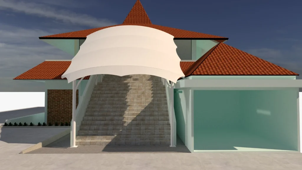 Desain canopy membran