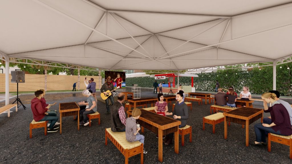 Desain Canopy Membrane