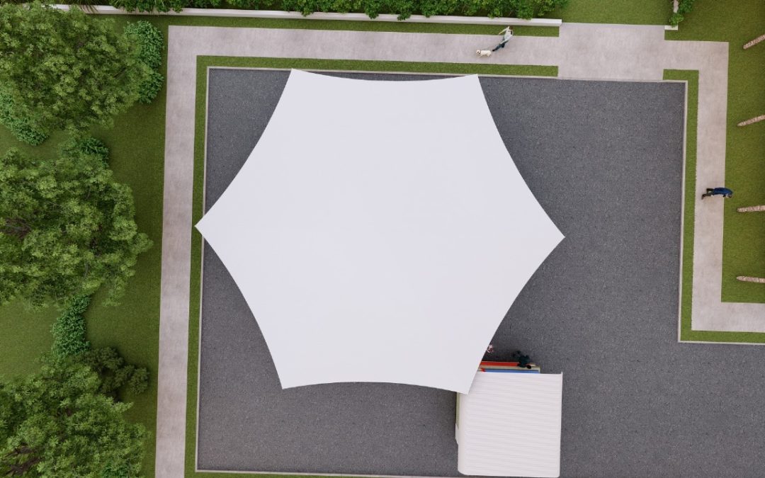Desain Canopy Membrane
