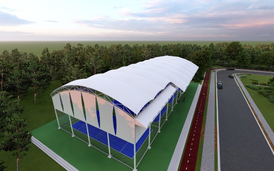 Desain canopy membrane